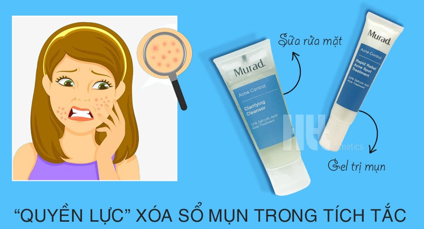 Công dụng Murad Acne Control Rapidly Clear Duo