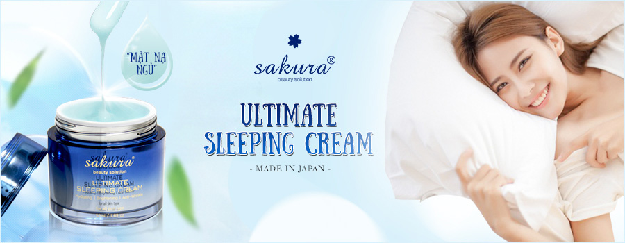 Mặt nạ ngủ Sakura Ultimate Sleeping Cream