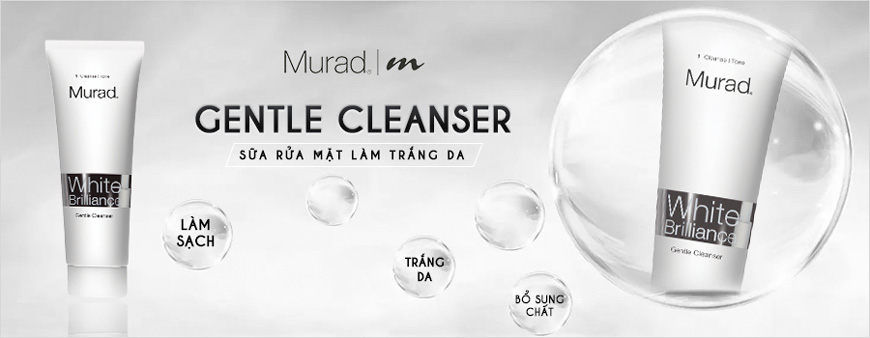 Sữa rửa mặt dạng gel Murad White Brillance Gentle Cleanser