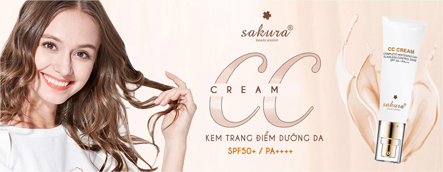 Kem trang điểm dưỡng da Sakura CC Cream 1