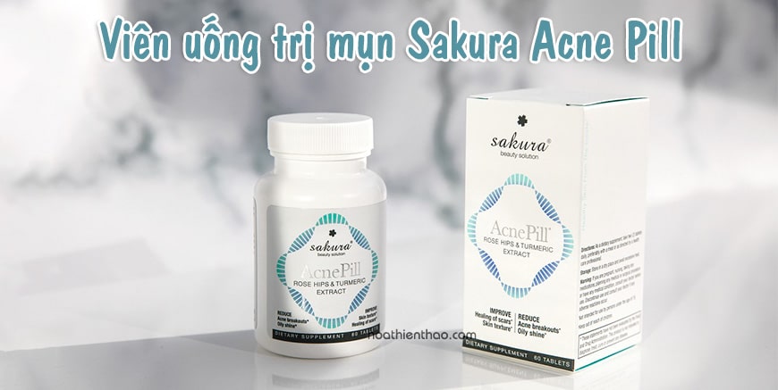 Viên uống trị mụn Sakura Acne Pill
